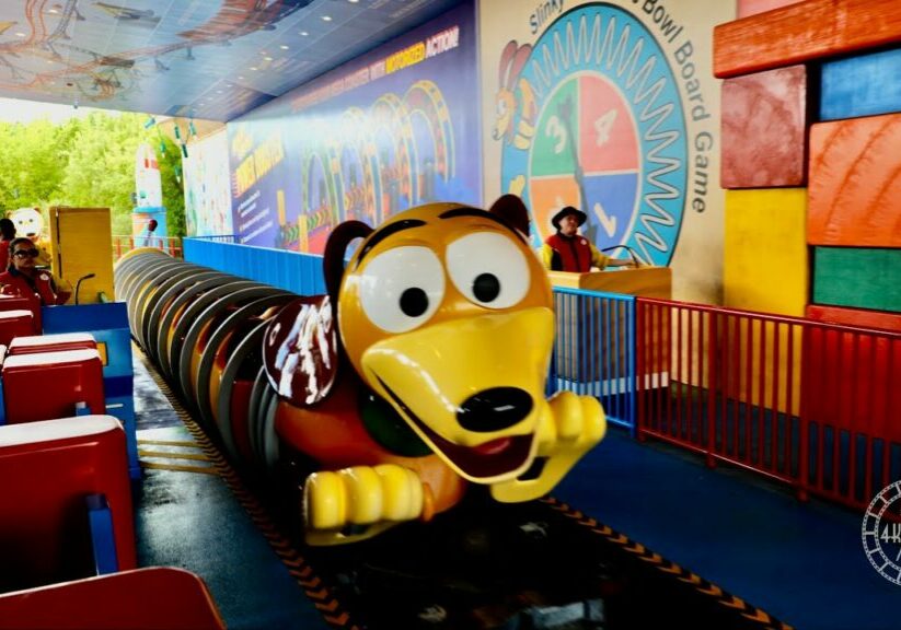 Slinky Dog Dash Coaster Ride POV Experience in 4K |