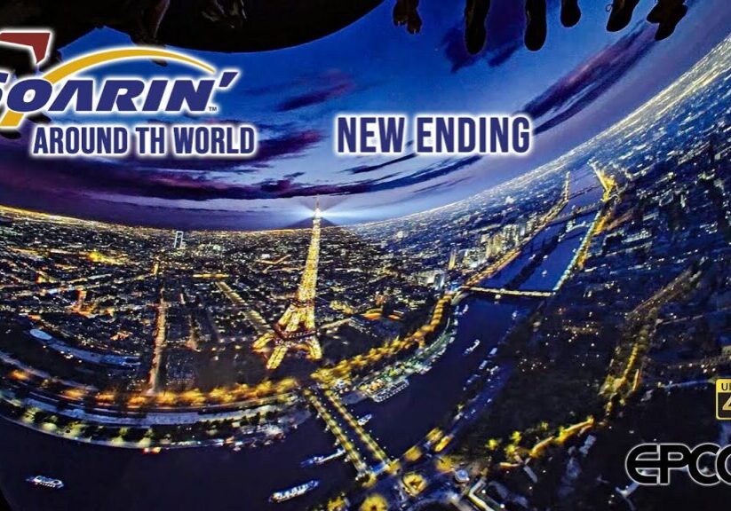 Soarin' Around the World with New Ending On Ride 4K