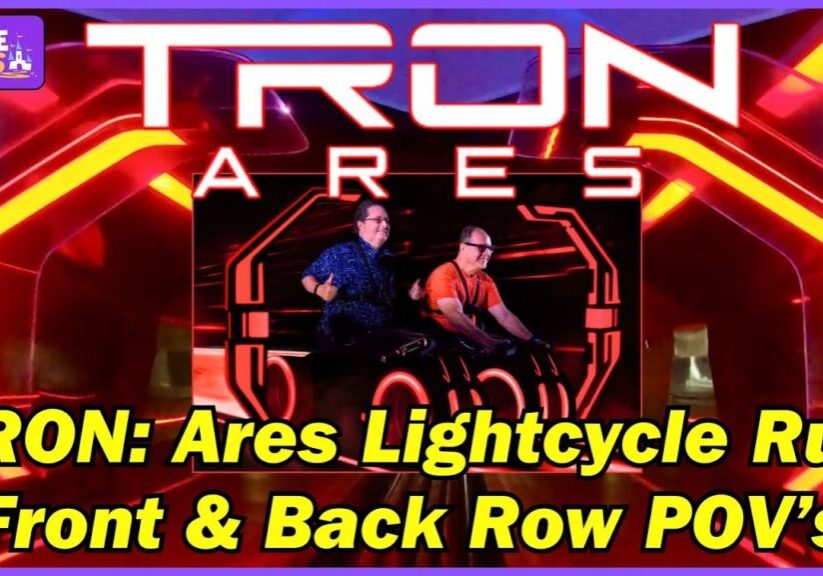 TRON: Ares Overlay of TRON Lightcycle Run Front AND Back