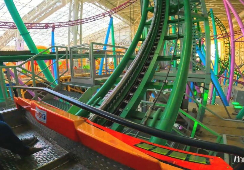 Teenage Mutant Ninja Turtles Coaster | World&#39;s Steepest Indoor Coaster