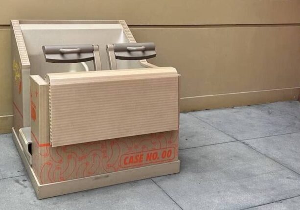 The first test with thrill ride test seats is where to put them
