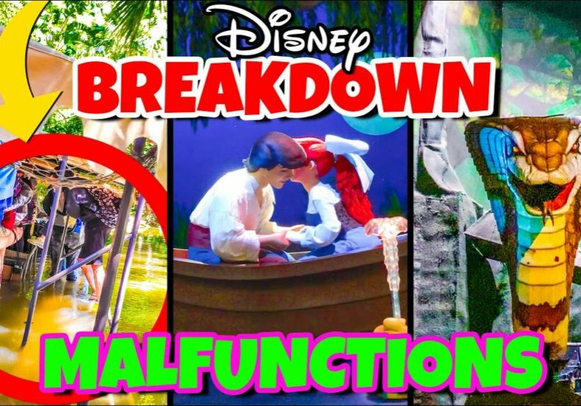 Top 10 Disney Fails, Ride Breakdowns & Malfunctions Pt 3
