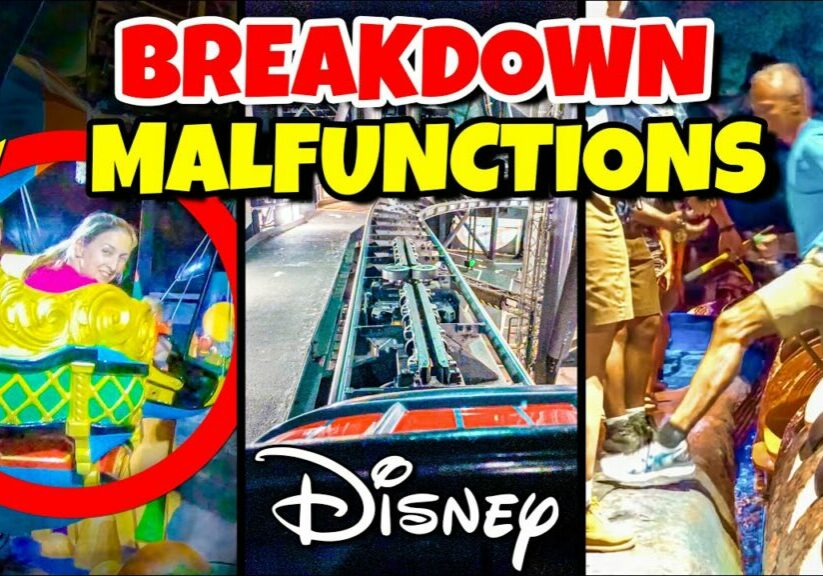 Top 10 Disney Fails, Ride Breakdowns & Malfunctions Pt 5