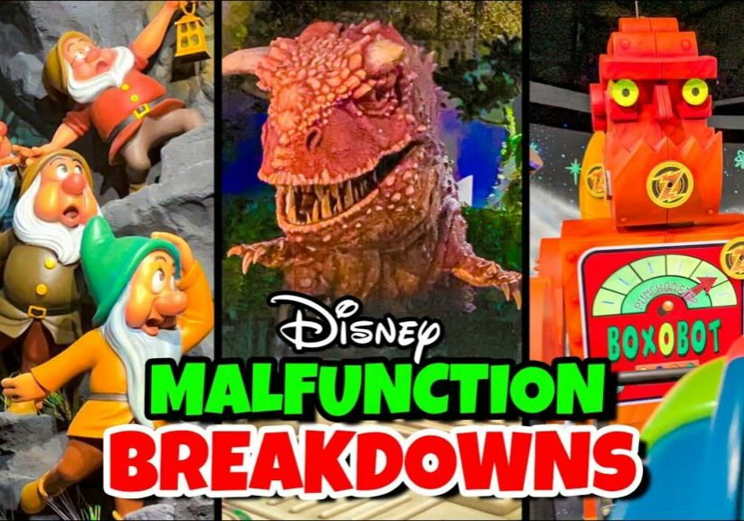 Top 10 Disney Fails, Ride Breakdowns & Malfunctions Pt 7