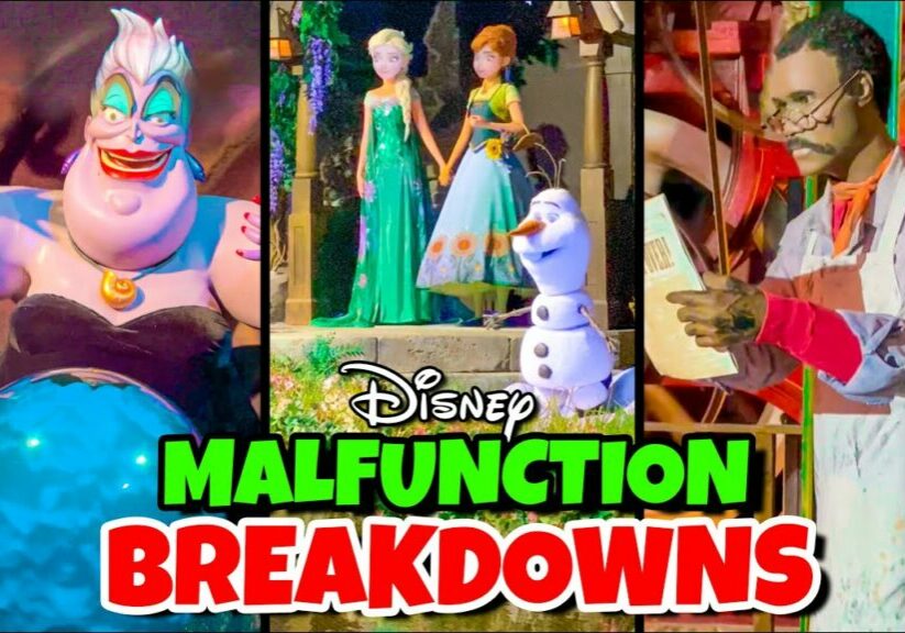 Top 10 Disney Fails, Ride Breakdowns & Malfunctions Pt 8