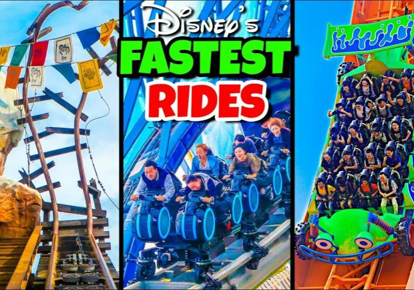 Top 10 Fastest Disney Rides in the World - Walt