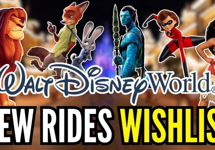 Top 10 Walt Disney World NEW RIDES Wishlist Ideas