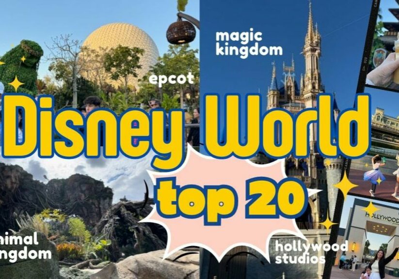 Top 20 rides, attractions, and foods in Disney World 2024