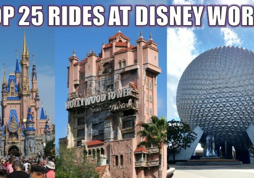 Top 25 Rides at Walt Disney World