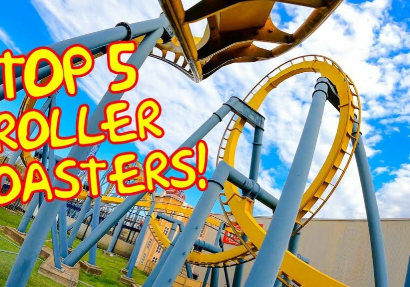 Top Five Roller Coasters at Six Flags Over Texas! 4K