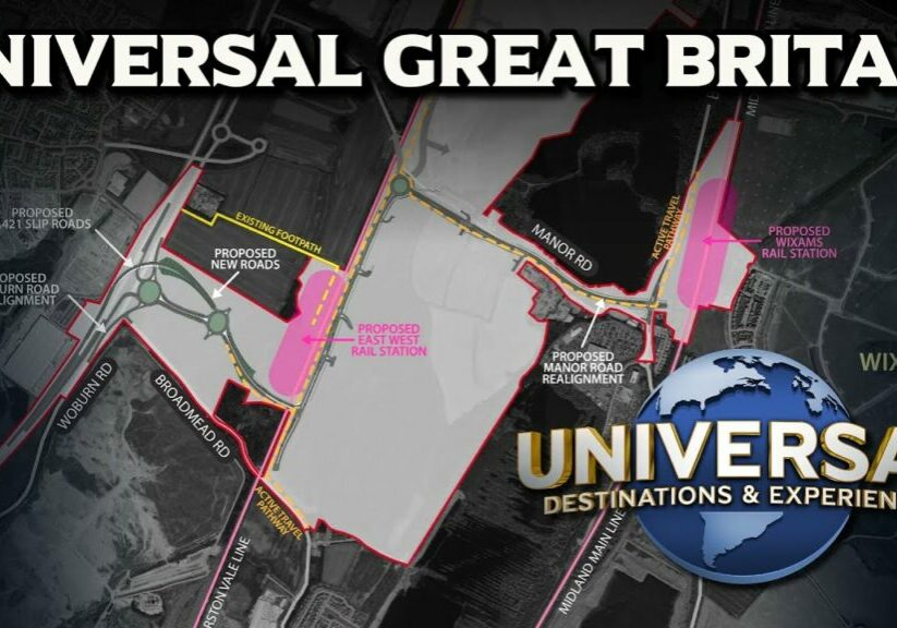 Universal Studios Great Britain - MASTER PLANS FOR UK THEME