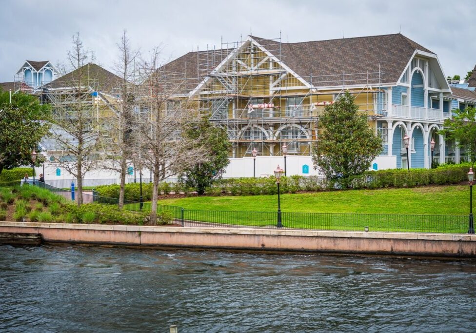 Warning: Major Construction at Disney's Yacht & Beach Club Resorts During Year-Plus Refurbishment Project