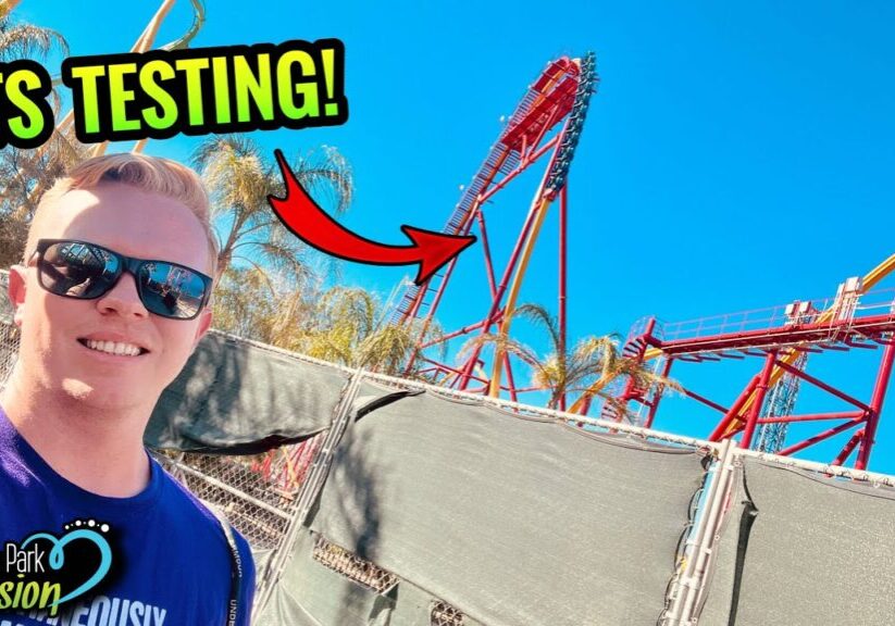 Wonder Woman Flight of Courage is Testing! Six Flags Magic